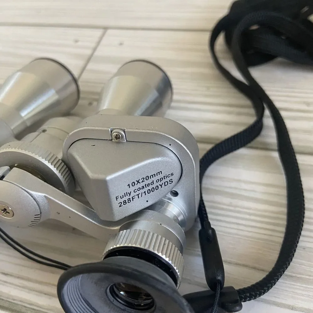 Empire Opera Binoculars - STEEL - Fully Coated Lens - 7 X 18 W/‎ Case